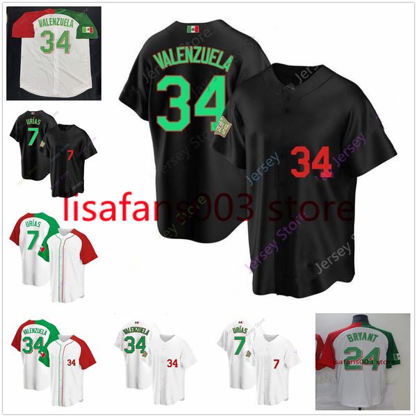 2021 mexico jersey julio urias 34 fernando valenzuela all stitched embroidery button down mens jerseys, Blue;black
2021 mexico jersey julio urias 34 fernando valenzuela all stitched embroidery button down mens jerseys, Blue;black