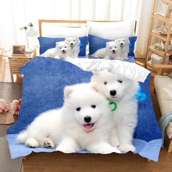 bedding sets cute samoyed dog duvet cover with pillow white poppy pattern set single double twin full king size for home
bedding sets cute samoyed dog duvet cover with pillow white poppy pattern set single double twin full king size for home