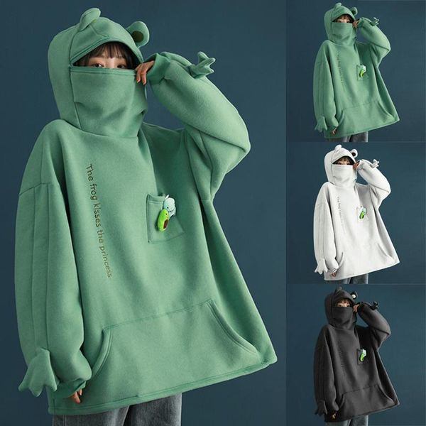 women's hoodies & sweatshirts women stitching frog three-dimensional pocket cute design pullover sweatershirt for sweat capuche, Black
women's hoodies & sweatshirts women stitching frog three-dimensional pocket cute design pullover sweatershirt for sweat capuche, Black