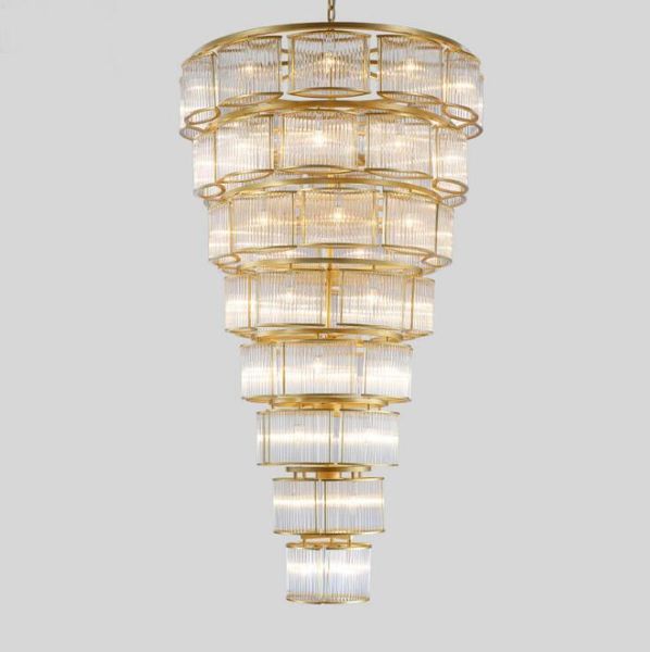 designer villa el engineering custom chandelier post modern minimalist creative round multi-layer glass ceiling lights
designer villa el engineering custom chandelier post modern minimalist creative round multi-layer glass ceiling lights