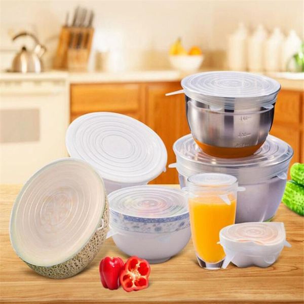 kitchen storage & organization 6pcs saran wrap stretch vacuum silicon cover reusable keep fresh seal lid bowl container fruit
kitchen storage & organization 6pcs saran wrap stretch vacuum silicon cover reusable keep fresh seal lid bowl container fruit