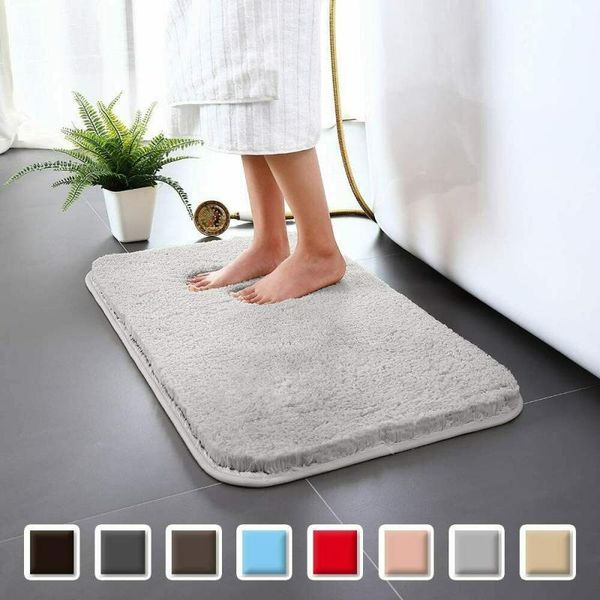 super absorbent bathroom carpets rugs non slip soft microfiber shaggy bath mat shower accessories mats
super absorbent bathroom carpets rugs non slip soft microfiber shaggy bath mat shower accessories mats
