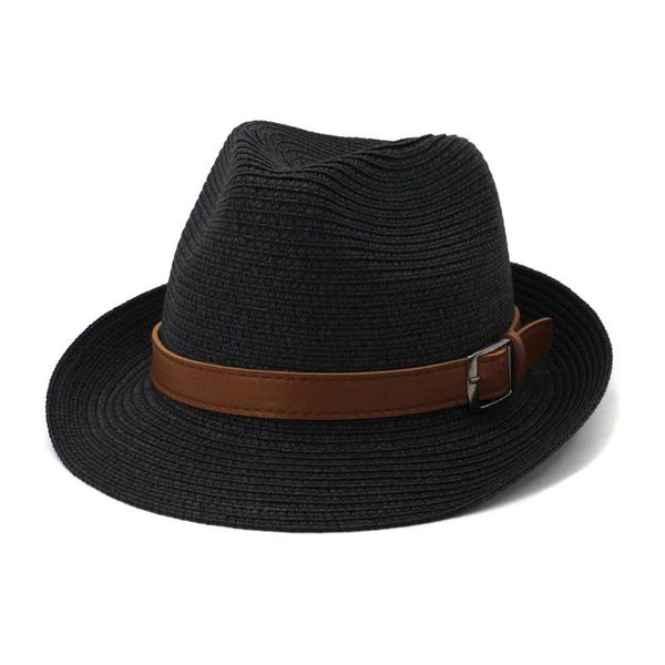 wide brim hats white beige beach sun hat men's summer 2021 short side fedora panama straw jazz ladies small round, Blue;gray
wide brim hats white beige beach sun hat men's summer 2021 short side fedora panama straw jazz ladies small round, Blue;gray