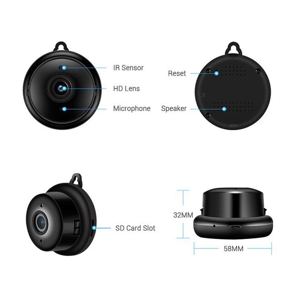 camera mini wifi security home video surveillance night vision motion detect baby monitor v380 cameras
camera mini wifi security home video surveillance night vision motion detect baby monitor v380 cameras