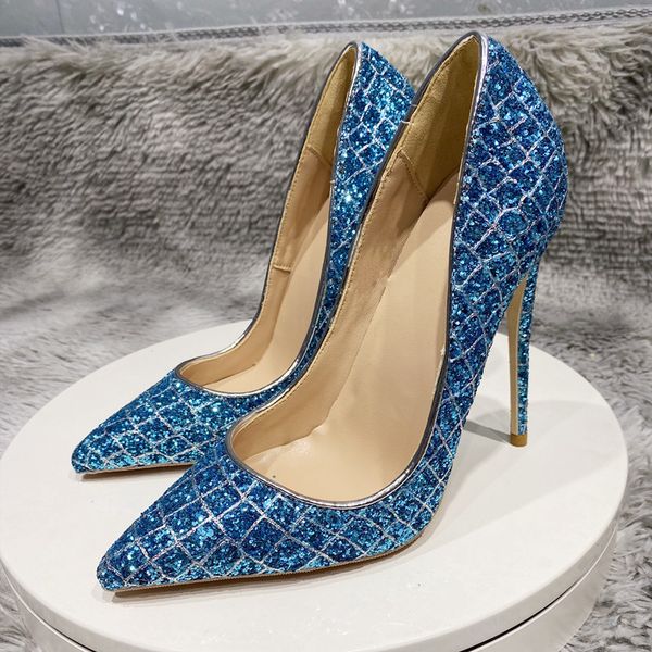 fashion women shoes bling glitter stiletto blue pointed toe 8cm 10cm 12cm high heels party banquet pumps boots big size 45, Black
fashion women shoes bling glitter stiletto blue pointed toe 8cm 10cm 12cm high heels party banquet pumps boots big size 45, Black