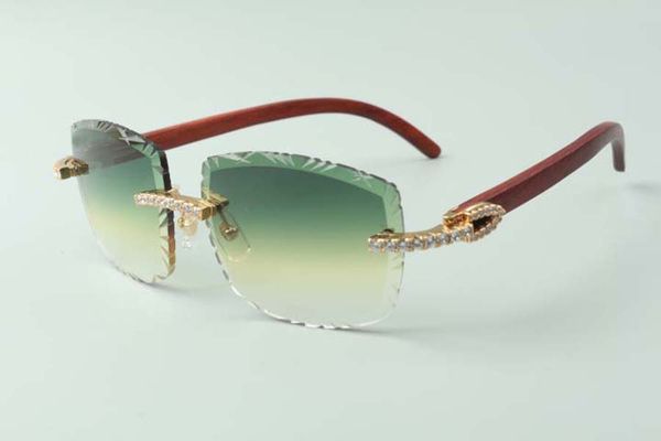 2021 unique designers sunglasses 3524023 endless diamond cuts lens natural original wood temples glasses, size: 58-18-135mm, White;black
2021 unique designers sunglasses 3524023 endless diamond cuts lens natural original wood temples glasses, size: 58-18-135mm, White;black