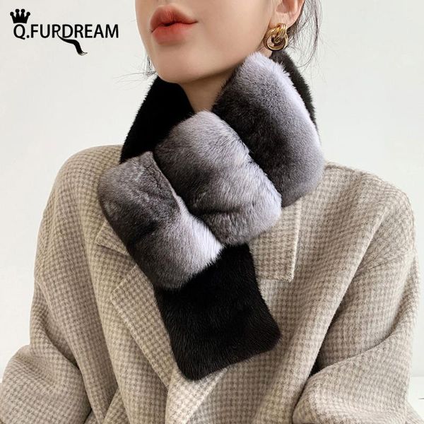 scarves q.furdream fashion women chinchilla color real rex fur winter warm neckerchief woman trendy clothing accessories, Blue;gray
scarves q.furdream fashion women chinchilla color real rex fur winter warm neckerchief woman trendy clothing accessories, Blue;gray