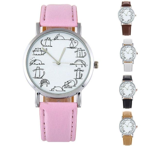 wristwatches 12 animals cartoon dial wrist watch round alloy quartz leather belt casual, Slivery;brown
wristwatches 12 animals cartoon dial wrist watch round alloy quartz leather belt casual, Slivery;brown