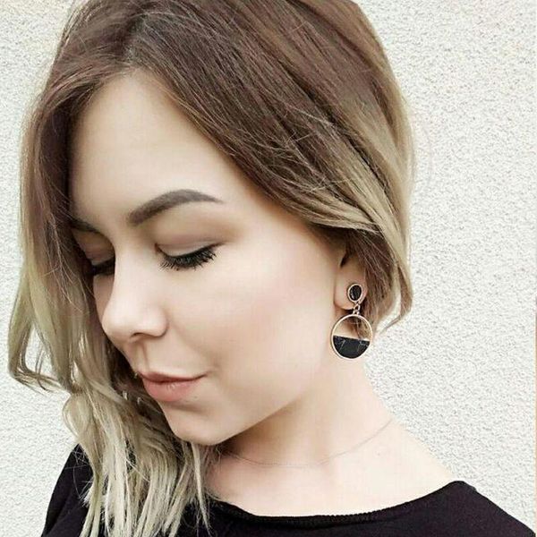 stud trendy imitation marbled effect coin shape hollow earrings for half round earring accessories parts jewelry findings, Golden;silver
stud trendy imitation marbled effect coin shape hollow earrings for half round earring accessories parts jewelry findings, Golden;silver