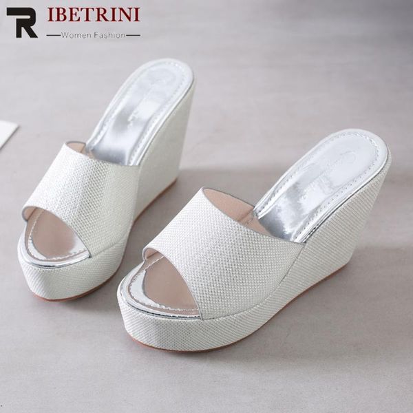 slippers ribetrini female super high wedges shoes woman summer sweet platform women daily casual slip-on slides, Black
slippers ribetrini female super high wedges shoes woman summer sweet platform women daily casual slip-on slides, Black