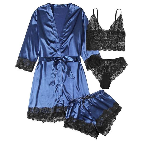 bras 4-piece women garter lingerie set robes lace bodysuit deep-v neck underwear, Red;black
bras 4-piece women garter lingerie set robes lace bodysuit deep-v neck underwear, Red;black