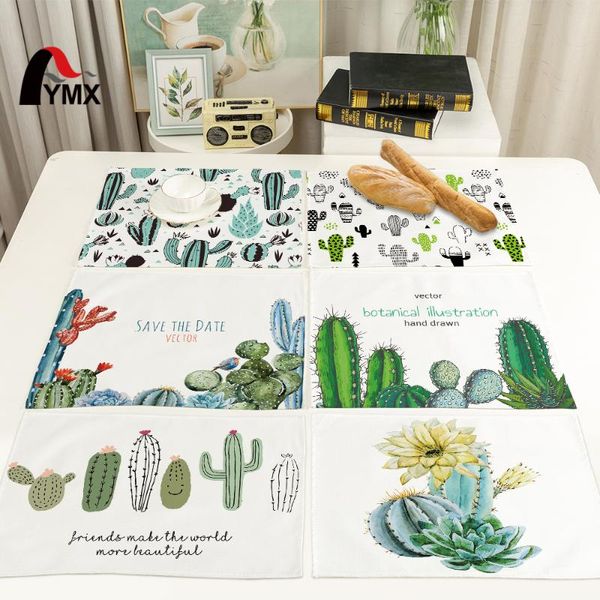mats & pads fymx featured green plant placemat potted cactus printing pattern table napkin for home kitchen decoration accessories
mats & pads fymx featured green plant placemat potted cactus printing pattern table napkin for home kitchen decoration accessories