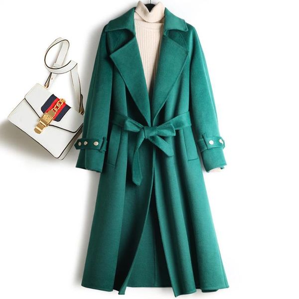 autumn and winter fashion hand-sewn double-sided cashmere suit tie belt pure color straight woolen coat women b146 women's wool & blend, Black
autumn and winter fashion hand-sewn double-sided cashmere suit tie belt pure color straight woolen coat women b146 women's wool & blend, Black