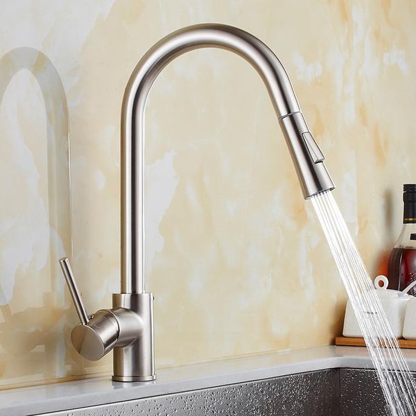 kitchen faucets pull out spout chrome/golden/nickel finish brass single handle hole tap rotating water mixer taps
kitchen faucets pull out spout chrome/golden/nickel finish brass single handle hole tap rotating water mixer taps