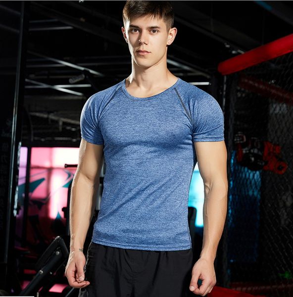 short sleeve t-shirt men's sports quick drying sweat absorbing loose underwear running t shirts, White;black
short sleeve t-shirt men's sports quick drying sweat absorbing loose underwear running t shirts, White;black