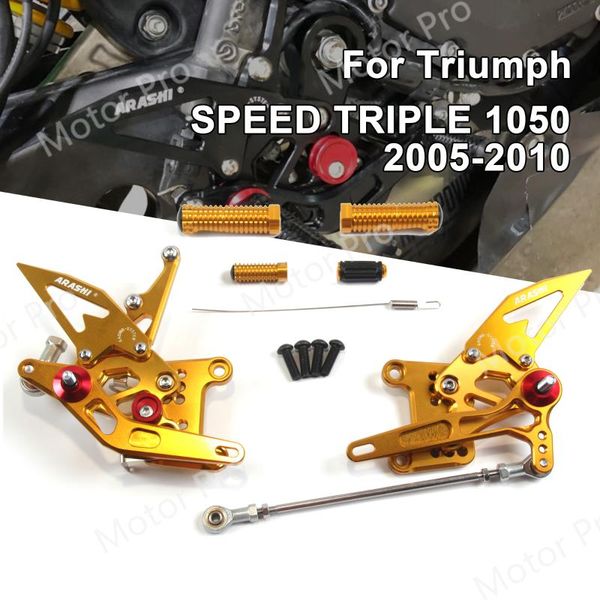 pedals adjustable footrests for speed triple 1050 2005 - 2010 motorcycle accessories foot rest peg rearsets rear set pedal gold
pedals adjustable footrests for speed triple 1050 2005 - 2010 motorcycle accessories foot rest peg rearsets rear set pedal gold