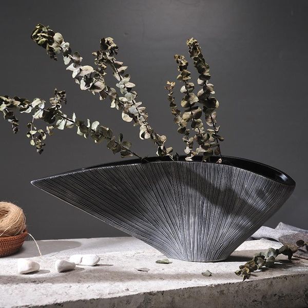 vases creative nordic style resin vase modern abstract fan-shaped decoration crafts home decorations dried flowers
vases creative nordic style resin vase modern abstract fan-shaped decoration crafts home decorations dried flowers