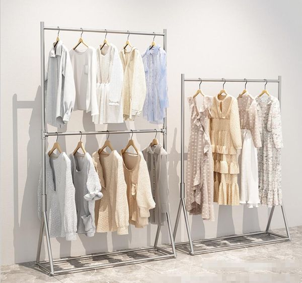children's clothing shelfs hanging clothes racks commercial furniture double layer adjustable floor type cloth store display rack silve
children's clothing shelfs hanging clothes racks commercial furniture double layer adjustable floor type cloth store display rack silve