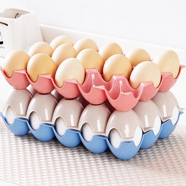 storage bottles & jars refrigerator egg box 15 grid plastic case stackable eggs tray portable organizer home kitchen supplies
storage bottles & jars refrigerator egg box 15 grid plastic case stackable eggs tray portable organizer home kitchen supplies
