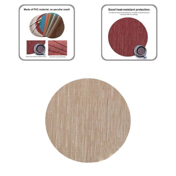 mats & pads excellent round placemat non-slip practical coffee cup heat insulation table pad mat
mats & pads excellent round placemat non-slip practical coffee cup heat insulation table pad mat