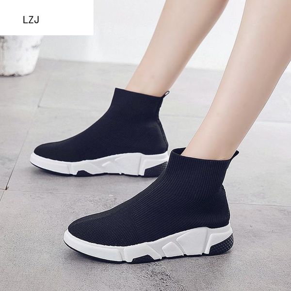 boots lzj flats female single fashion woven lace-up ankle botas mujer stretch sock woman sequined women shoes casual, Black
boots lzj flats female single fashion woven lace-up ankle botas mujer stretch sock woman sequined women shoes casual, Black