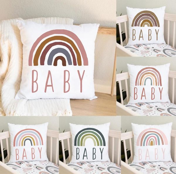 cushion/decorative pillow nordic rainbow cushion cover cartoon baby print pillowcase decor cute case for sofa home kids room 45x45cm
cushion/decorative pillow nordic rainbow cushion cover cartoon baby print pillowcase decor cute case for sofa home kids room 45x45cm