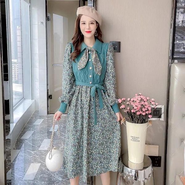 casual dresses sweet lace-up corduroy floral dress women korean fashion knitted patchwork a-line chic long sleeve kawaii birthday, Black;gray
casual dresses sweet lace-up corduroy floral dress women korean fashion knitted patchwork a-line chic long sleeve kawaii birthday, Black;gray