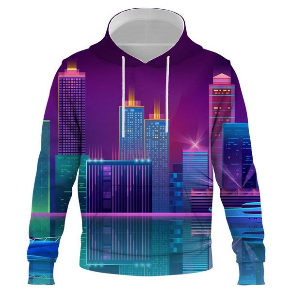 men's hoodies & sweatshirts 2021 city night scene 3d print abstract art sweatshirt autumn and winter clothing pullover large sizes ho, Black
men's hoodies & sweatshirts 2021 city night scene 3d print abstract art sweatshirt autumn and winter clothing pullover large sizes ho, Black