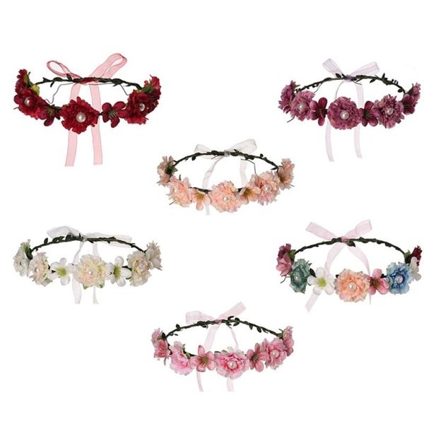 hair accessories adjustable boho floral crown pearl decor faux flower wreath with ribbon garland wedding po props
hair accessories adjustable boho floral crown pearl decor faux flower wreath with ribbon garland wedding po props
