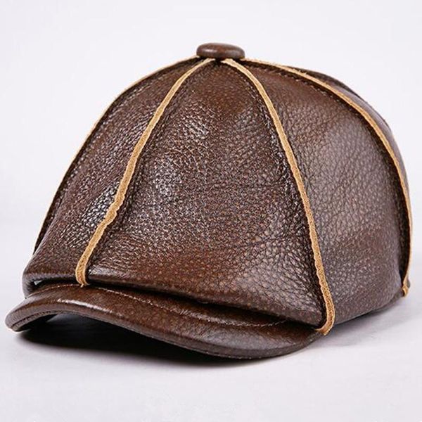 berets leather hats men and women's autumn winter cowhide brand hat fashion leisure outdoor warm tongue cap hooded, Blue;gray
berets leather hats men and women's autumn winter cowhide brand hat fashion leisure outdoor warm tongue cap hooded, Blue;gray