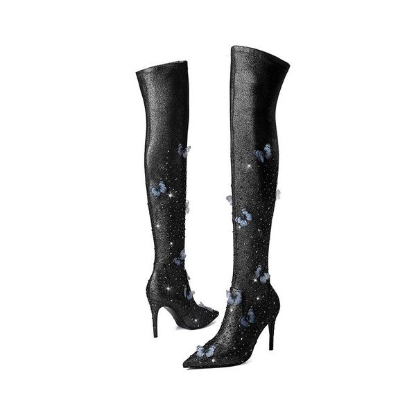 boots devil's2021 over knee women's high-heeled shoes in autumn and winter of, Black
boots devil's2021 over knee women's high-heeled shoes in autumn and winter of, Black