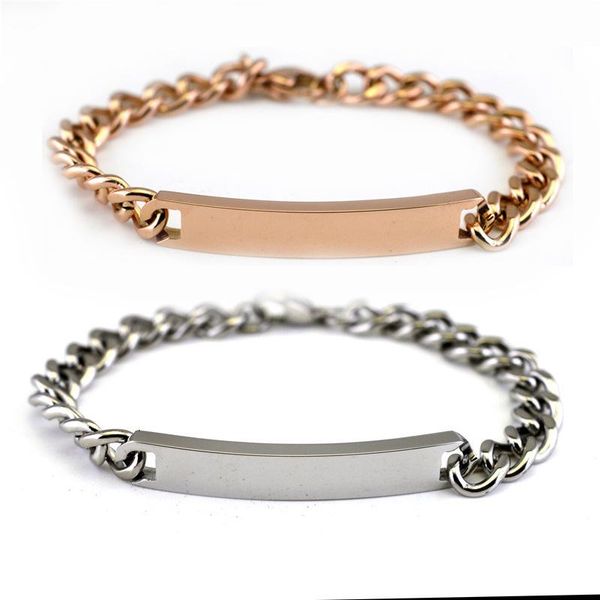 link, chain fashion 7mm smooth charm bracelets for man women gift trendy jewelry wholesale rose gold color stainless steel couple bangles, Black
link, chain fashion 7mm smooth charm bracelets for man women gift trendy jewelry wholesale rose gold color stainless steel couple bangles, Black