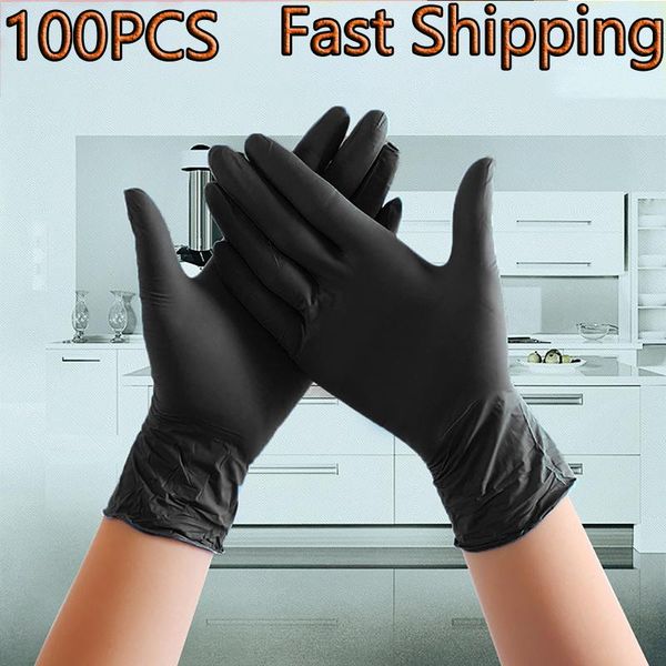 disposable gloves 100pcs black latex nitrile glove working food grade waterproof allergy work safety s/m/l #2
disposable gloves 100pcs black latex nitrile glove working food grade waterproof allergy work safety s/m/l #2