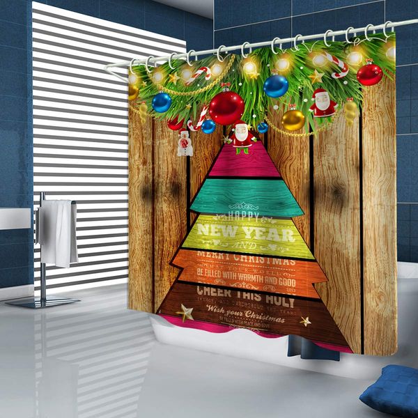 christmas tree pendant wooden board print waterproof fabric shower curtain liner covered bathtub bathroom curtains includes 12
christmas tree pendant wooden board print waterproof fabric shower curtain liner covered bathtub bathroom curtains includes 12