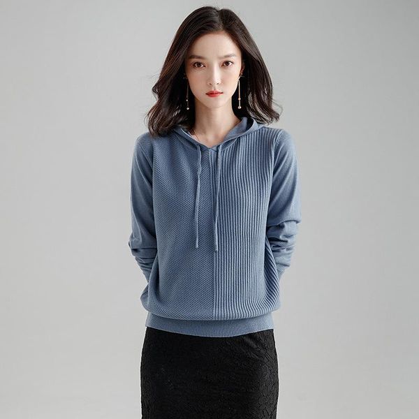 women's sweaters 2021 autumn winter casual knitted hoodied sweater fashion 3 solid color loose long sleeve women wool pullover, White;black
women's sweaters 2021 autumn winter casual knitted hoodied sweater fashion 3 solid color loose long sleeve women wool pullover, White;black