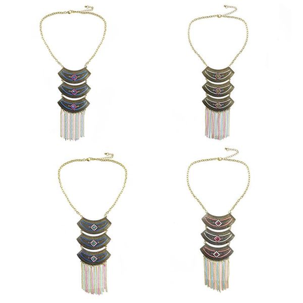 bohemian alloy colorful retro necklace fashion personality exaggerated wild. chokers, Golden;silver
bohemian alloy colorful retro necklace fashion personality exaggerated wild. chokers, Golden;silver