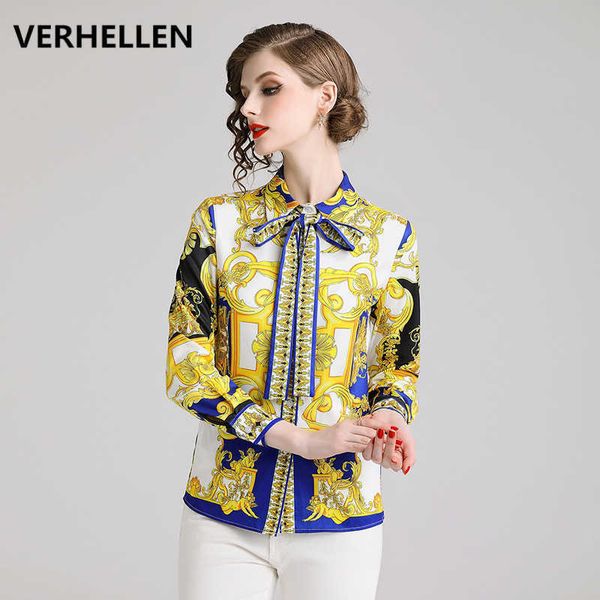 verhellen designer runway shirts autumn women's long sleeve bow gorgeous printed casual plus size blouse 210706, White
verhellen designer runway shirts autumn women's long sleeve bow gorgeous printed casual plus size blouse 210706, White