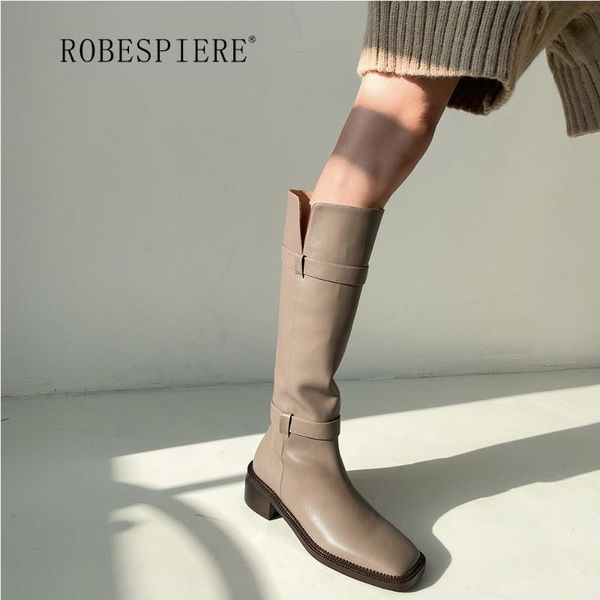 boots robespiere-2021 fashion knight first layer calfskin square toe women's street style mid-tube boots-b205, Black
boots robespiere-2021 fashion knight first layer calfskin square toe women's street style mid-tube boots-b205, Black