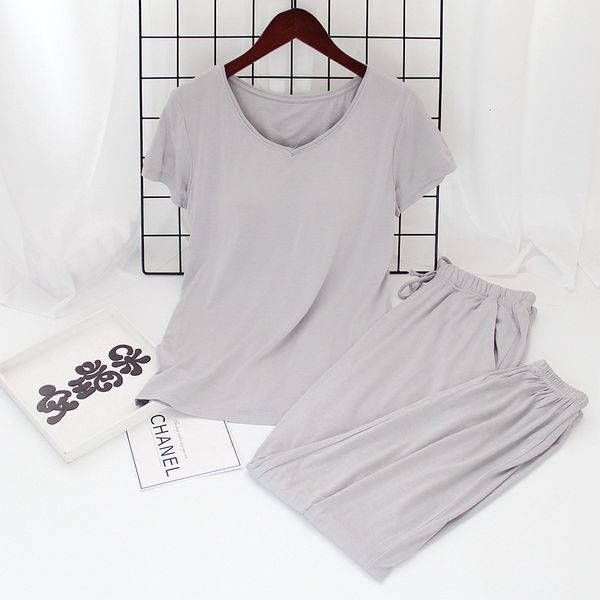 women's sleepwear pajamas for women with cups sleepwear modal two piece set summer women pijama adulto feminino short sleeve nightwear, Black;red
women's sleepwear pajamas for women with cups sleepwear modal two piece set summer women pijama adulto feminino short sleeve nightwear, Black;red