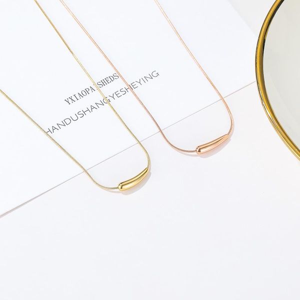 pendant necklaces trendy temperament small dainty smile necklace water drop snake clavicle chain female simple geometric women jewelry gift, Silver
pendant necklaces trendy temperament small dainty smile necklace water drop snake clavicle chain female simple geometric women jewelry gift, Silver