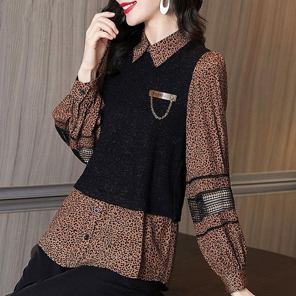 women's blouses & shirts women blouse 2021 chemise femme office lady button up turn down collar plus size ladies patchwork, White
women's blouses & shirts women blouse 2021 chemise femme office lady button up turn down collar plus size ladies patchwork, White