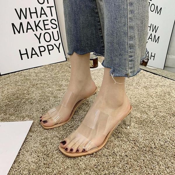 slippers 2021 transparent women sandals female clear thick high heel pvc rome casual shoes woman summer fashion ladies, Black
slippers 2021 transparent women sandals female clear thick high heel pvc rome casual shoes woman summer fashion ladies, Black