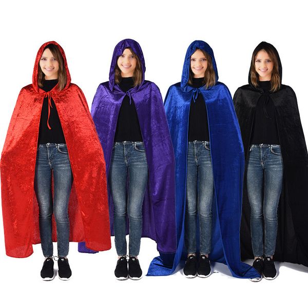 stage carnival death cape halloween costume black gold veet cosplay party for adults, Black;red
stage carnival death cape halloween costume black gold veet cosplay party for adults, Black;red
