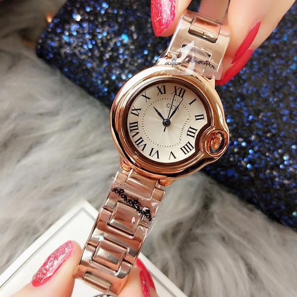 wristwatches women's watches stainless steel band quartz waterproof leisure watch roman scale wrist, Slivery;brown
wristwatches women's watches stainless steel band quartz waterproof leisure watch roman scale wrist, Slivery;brown