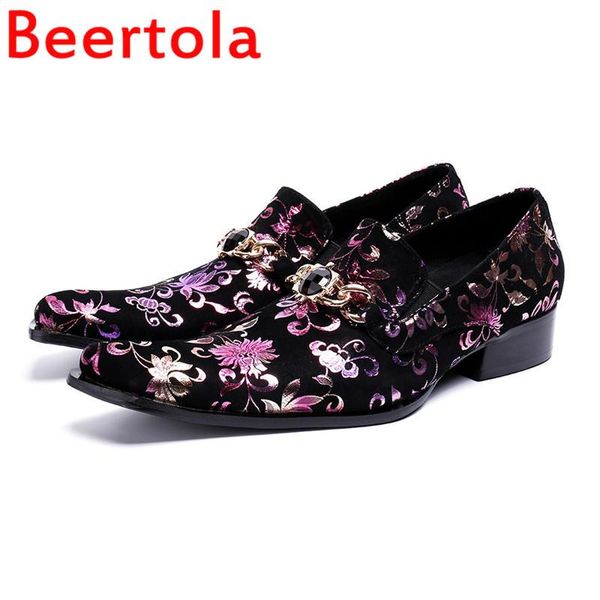 dress shoes real leather flock men flats for loafers flower fashion pointed toe casual masculine chaussures party big size, Black
dress shoes real leather flock men flats for loafers flower fashion pointed toe casual masculine chaussures party big size, Black