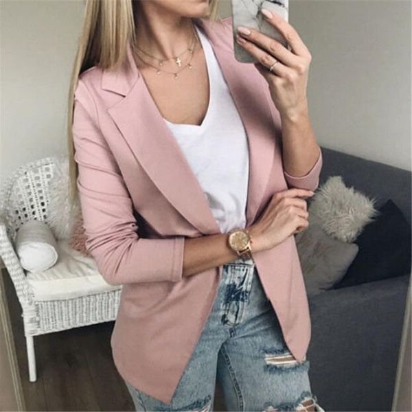 women blazers for office lady jacket work elegant ladies long sleeve coats and jackets outerwear women's suits &, White;black
women blazers for office lady jacket work elegant ladies long sleeve coats and jackets outerwear women's suits &, White;black