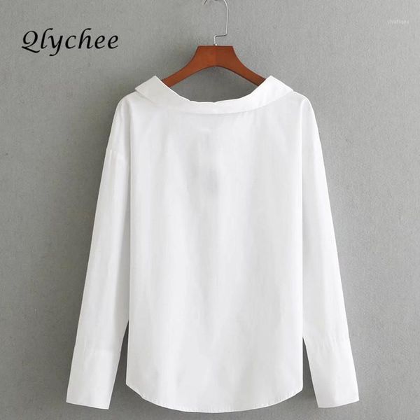 women's blouses & shirts qlychee back bow tie lace up women blouse blusas solid autumn spring fashion shirt female elegant casual, White
women's blouses & shirts qlychee back bow tie lace up women blouse blusas solid autumn spring fashion shirt female elegant casual, White