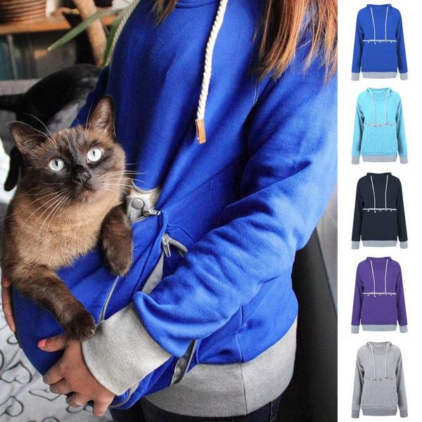 women's hoodies & sweatshirts fashion long sleeve casual hooded kangaroo pet dog cat holder carrier coat pouch large pocket hoodie lo, Black
women's hoodies & sweatshirts fashion long sleeve casual hooded kangaroo pet dog cat holder carrier coat pouch large pocket hoodie lo, Black
