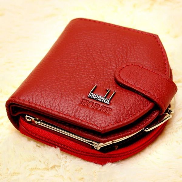 fashion cow leather women wallets red brand womens small wallet letter ladies short coin purse, Red;black
fashion cow leather women wallets red brand womens small wallet letter ladies short coin purse, Red;black