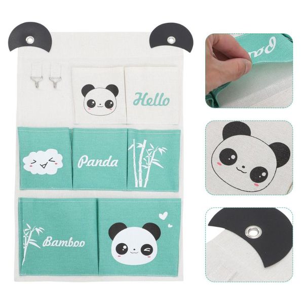 storage bags multi-function door wall hanging bag printing 7 pockets pouch 
storage bags multi-function door wall hanging bag printing 7 pockets pouch